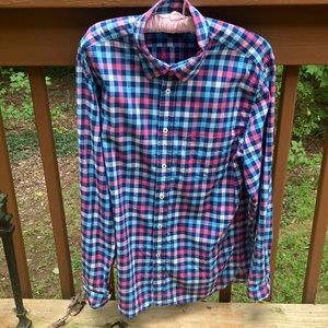 Benson cotton plaid button down shirt
